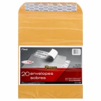 Mead Press-It Seal-It Envelopes, 10in X 13in, 20 Ct