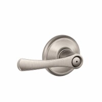 Schlage Avila Satin Nickel Privacy Lever Right or Left Handed Schlage Avila Satin Nickel Privacy Lever Right or Left Handed