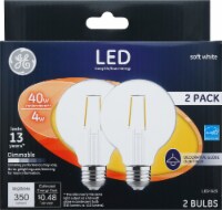 GE LED 4-Watt (40-Watt) Decorative Globe G25 Light Bulbs Perspective: Main