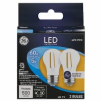 GE LED 5-Watt (60-Watt) Soft White Ceiling Fan Clear Finish Light Bulb
