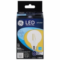 GE 6.5-Watt (60-Watt) Decorative Globe Soft White LED G25 Light Bulb