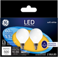 GE 6-Watt (60-Watt) Globe G16.5 LED Light Bulb Perspective: Main