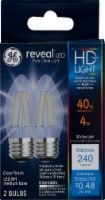 GE Reveal 3.2-Watt (40-Watt) Decorative BM LED Light Bulb
