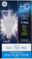 GE Reveal 3-Way Light Bulb Perspective: Main