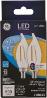 GE LED 5 Watt Chandelier Light Bulbs - Soft White