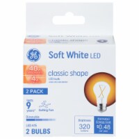 GE Classic Shape LED Soft White Lightbulbs