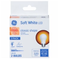 GE Classic Shape LED Soft White Lightbulb