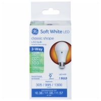 GE Soft White LED Classic Shape Light Bulb