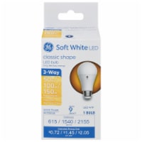 GE Soft White LED 50/100/150W 3 Classic Shape Light Bulb