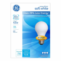 GE Energy-Efficient Soft White Halogen Light Bulbs Perspective: Main