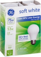 GE Energy-Efficient Soft White 53 Watt Light Bulbs Perspective: Main