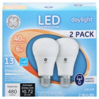 GE 6-Watt (40-Watt) A19 LED Light Bulbs Perspective: Main