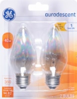 GE 40-Watt Auradescent Flame-Shaped Blunt Tip Light Bulbs Perspective: Main