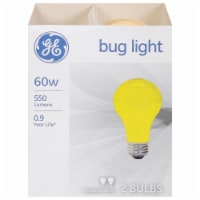 GE 60-Watt Outdoor A19 Bug Lite Light Bulbs