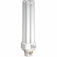 Current Plug-In CFL Bulb,3000K,18W,17,000 hr  F18DBX/830/ECO4P