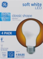 GE 8-Watt (60-Watt) A19 LED Light Bulbs