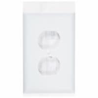 GE 2-Outlet Oversized Wallplates - White
