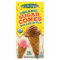 Let's Do Organic® Organic Rolled Style Sugar Cones Perspective: Main