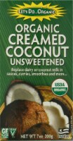 Let's Do Organic® Unsweetened Organic Creamed Coconut