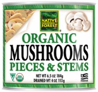 Native Forest Organic White Mushrooms Pieces And Stems