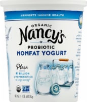 Nancy's Organic Probiotic Nonfat Plain Yogurt