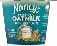 Nancy's Plain Dairy Free Probiotic Oat Milk Yogurt Cup Perspective: Main
