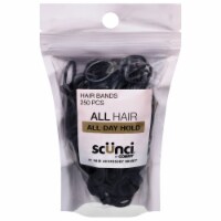 Scunci® Black Hair Rubber Bands Perspective: Main