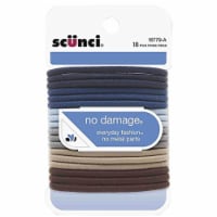 Scunci No Damage Medium Hair Elastics, 18 Ct