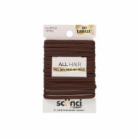 Scunci® No Damage® Brown Elastic Hair Ties