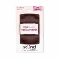 Scunci® No Damage® Everyday Fashion Hair Elastics - Brown Perspective: Main