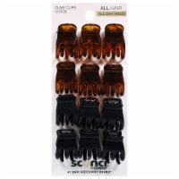 Scunci Small 3 Prong Jaw Hair Clips