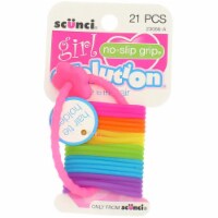 Scunci With love No-Slip Grip Hair Elastics, 21 Ct