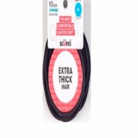 Scunci® Black Nylon Extra Thick Hair Elastic Hair Bands