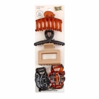 Scunci® 95% Recycled Plastic Jaw Clips Set - Assorted Perspective: Main