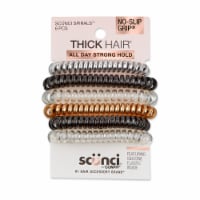 Scunci® Spiral™ No-Slip Grip® Ponytailers - Assorted Perspective: Main