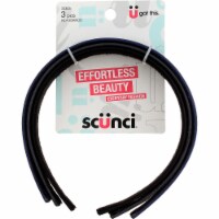 Scunci Effortless Beauty Everyday Headbands, 3 Ct