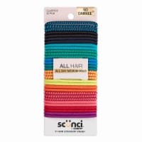 Scunci® Medium Hold No Damage Hair Elastics - Rainbow