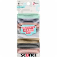 Scunci® Medium-Hold Textured Hair Elastics - Assorted