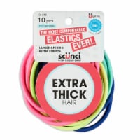 Scunci® Extra Thick Neon Hair Elastics Perspective: Main
