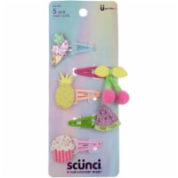 Scunci® U Got This™ Snap Clips, Assorted Colors Perspective: Main