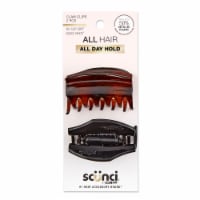 Scunci® No-Slip Grip® All Day Hold Hidden Hinge Hair Clips