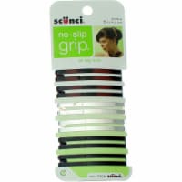 Scunci No Slip Grip All Day Hold No Slip Grip Hair Barrettes - Multi-Color