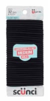 Scunci® No Damage Medium Hold Hair Elastics - Black