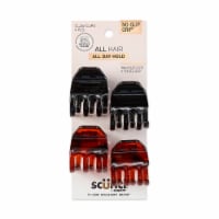 Scunci® No-Slip Grip® Chunky Jaw Clips Perspective: Main