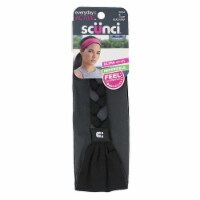 Scunci Everyday and Active Reversible Braid Back Stretch Headwrap