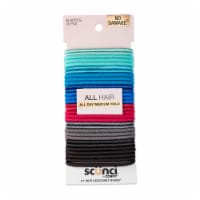 Scunci® No Damage Caribbean Hair Elastics - Multi-Colored