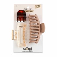 Scunci® Assorted Claw Hair Clips Perspective: Main