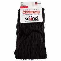 Scunci® No Damage Wide Twist Headwrap, Black Perspective: Main