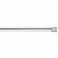 Zenith Shower Curtain Rod 60 in. L Silver - Total Qty: 1 Perspective: Main