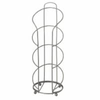Zenna Home Satin Nickel Freestanding Toilet Paper Holder